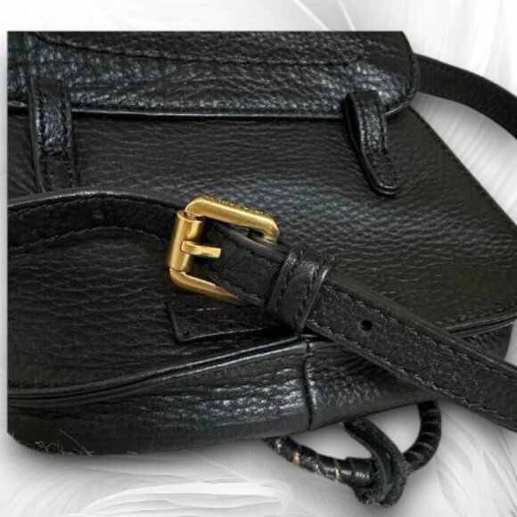 Alexander Wang Black Pebbled Leather Marti Mini Crossbody Bag - Picture 5 of 9